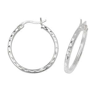 Silver Hoops 20mm