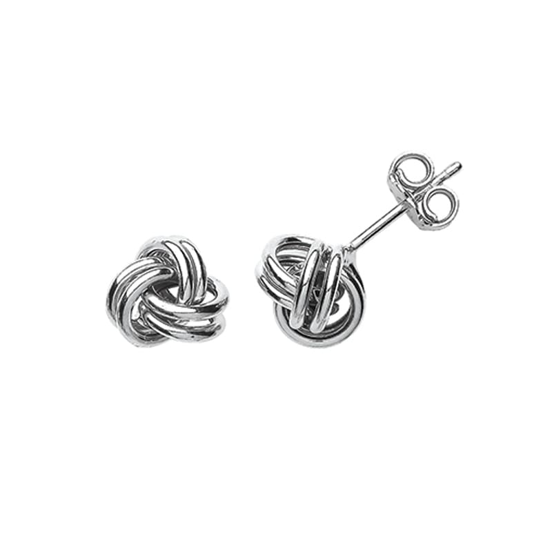 sterling silver stud earrings - silver earrings - HC Jewellers - Royston