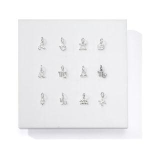 silver zodiac pendant