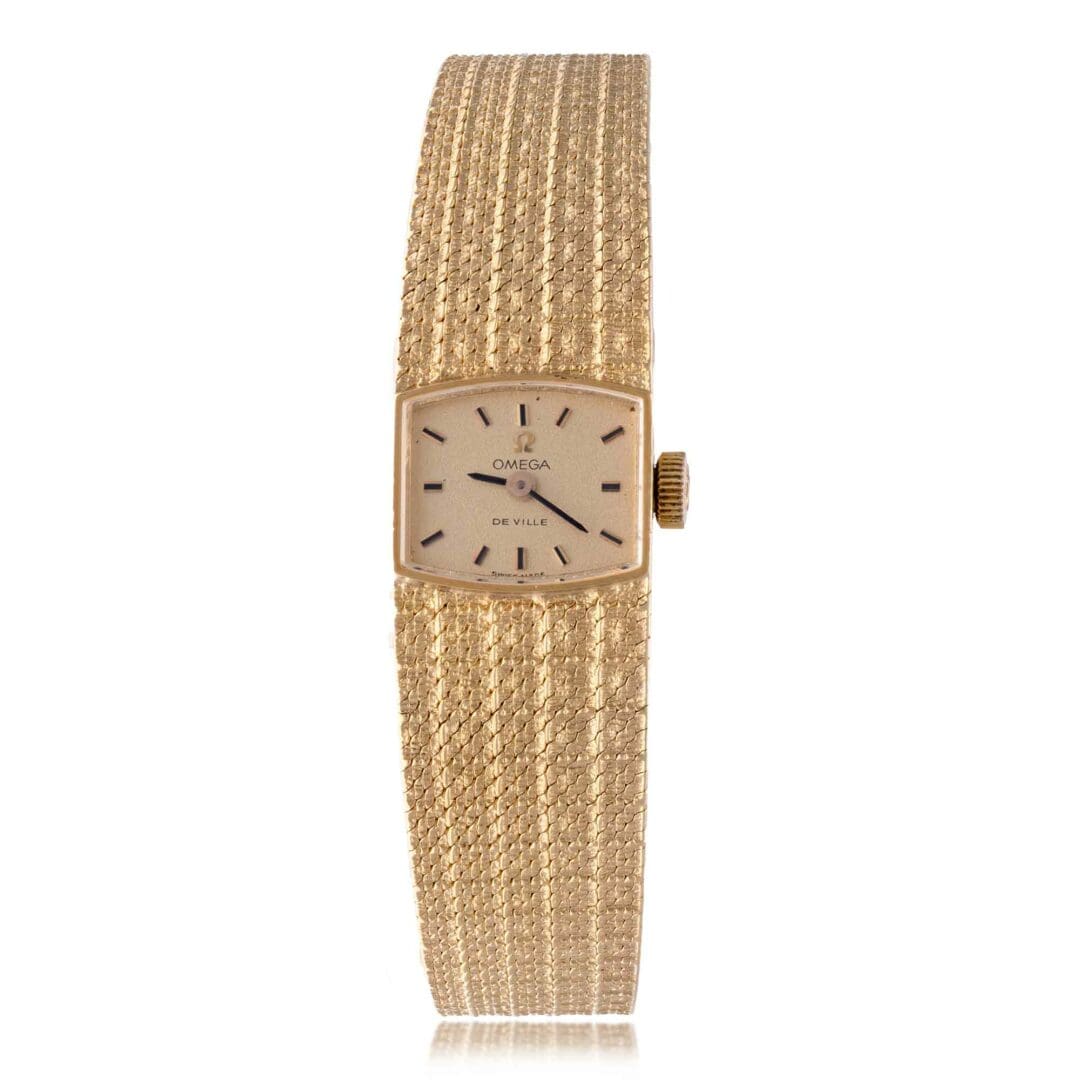 ladoes pre owned omega watch