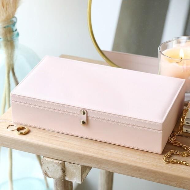 large pink jewellery box
