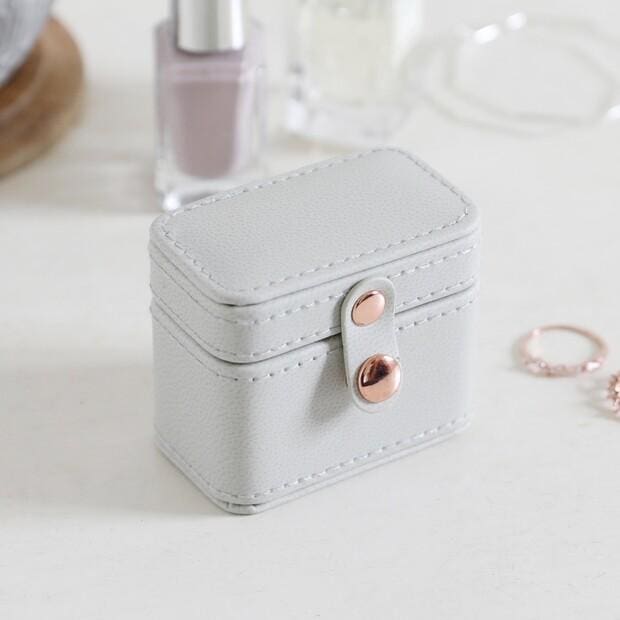 Travel Ring Box Grey
