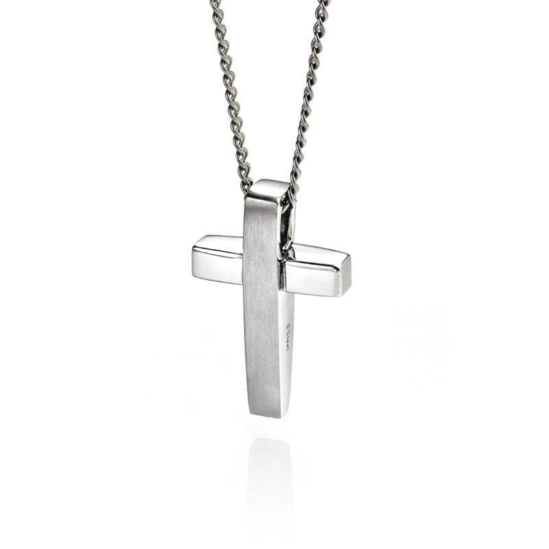 Fred Bennett Stainless-Steel Polished Cross