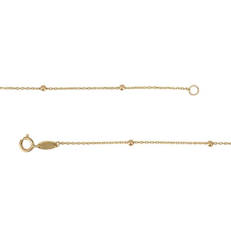 9ct Gold Ball Link Bracelet