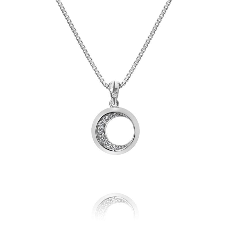 Silver Hot Diamonds Celestial Pendant