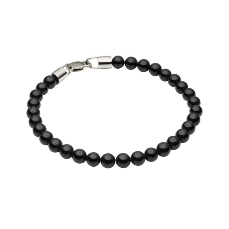 Fred Bennett Black Onyx Bead Bracelet