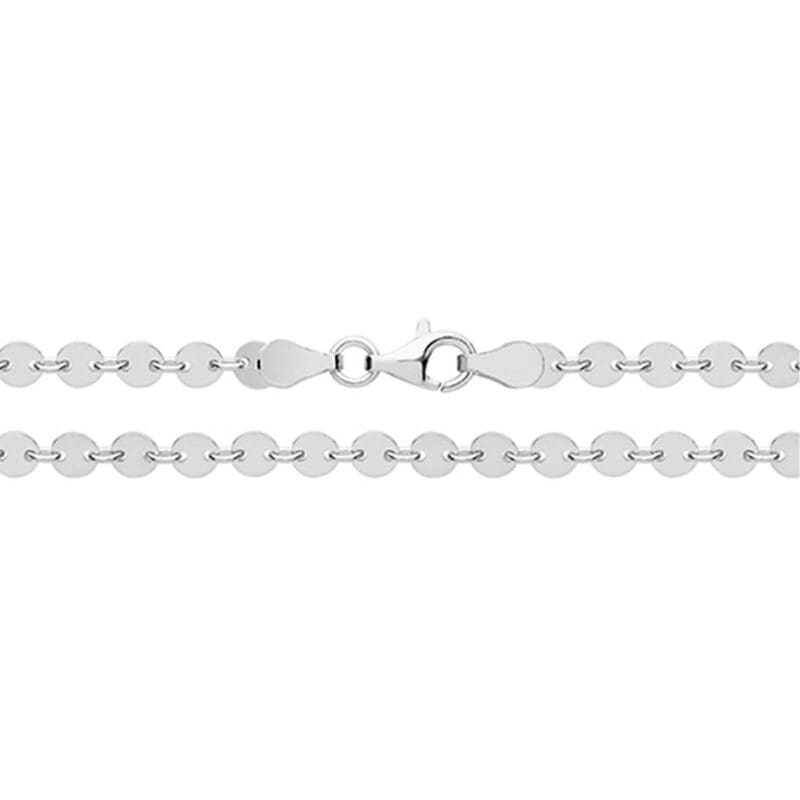 Silver Disc Necklace