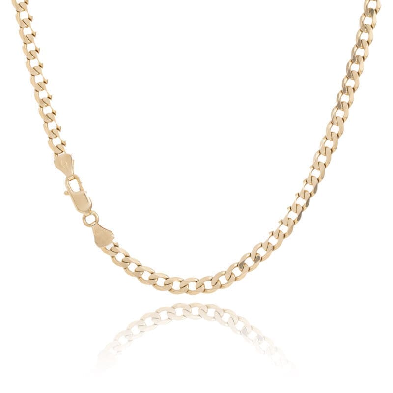 Pre-owned 9ct Gold Curb Chain 20"