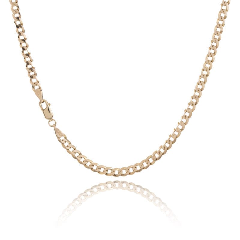 Pre-owned 9ct Gold Curb Chain 20"