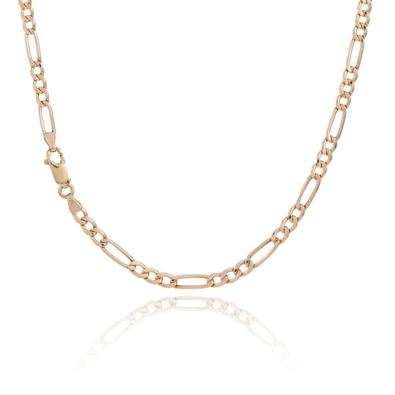 Pre-owned 9ct Gold Figaro Chain 20"