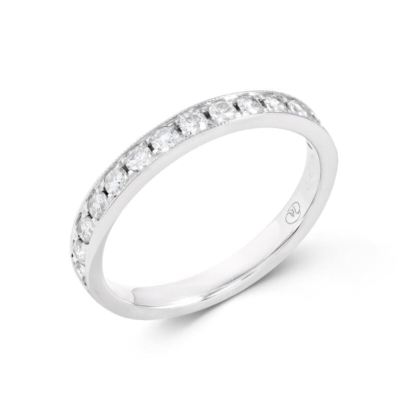 Pre-Owned 18ct White Gold Diamond Band