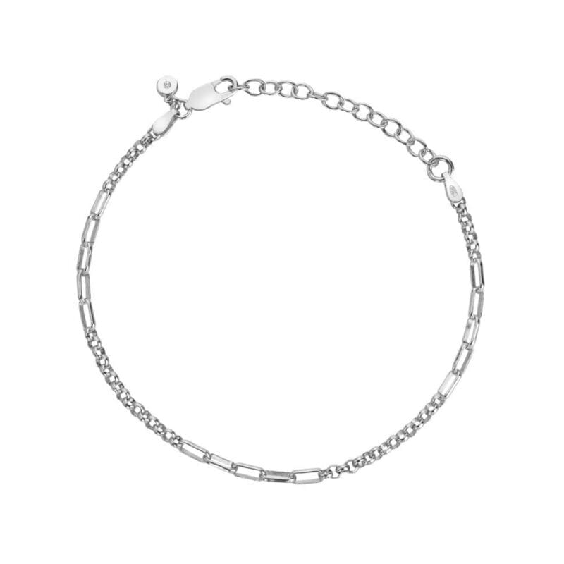 Silver Hot Diamonds Multilink Bracelet