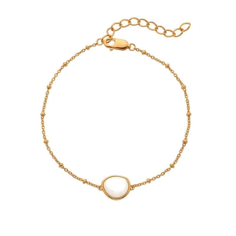 Hot Diamonds X GE 18ct Gold Plated Calm Bracelet
