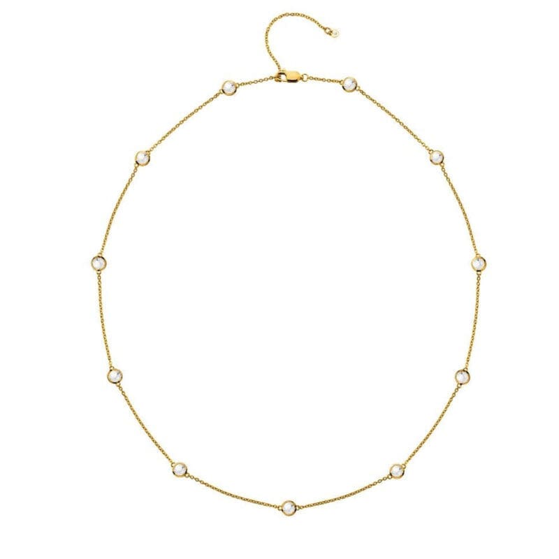 Hot Diamonds X GE 18ct Gold Plated Tender Necklace